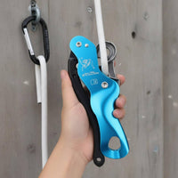 Single Plate Descender Lightweight Aluminum Alloy Descender Portable Outdoor Gear for Response Workers
