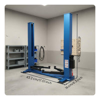 RC Car Repair Lift Realistic Simulation Two Post Car Lift Model Metal Construction for Garage Diorama, Workshop, Display Case