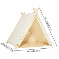 Cat Tent Bed Portable Pet Tent Non-Slip Bottom Foldable Cat House for Cats