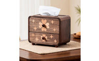 Tissue Box with Opening Aesthetic Tissue Box Cover with Base Decorative for Desktop, Living Room, Bedside Table