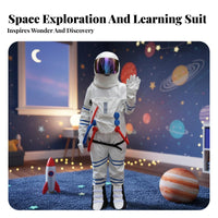 Astronaut Costume Performance Prop Full Body Astronaut Suit Eye-Catching Design