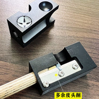 铝合金meilin美林台球杆头修理器皮头修转笔刀打磨弧度换皮头工具