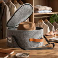 Zippered Hat Storage Case Soft-Sided Travel Item