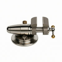 Small Bench Vise Silver-Finished Table Vise Tabletop Hardware Tool for Craft Work