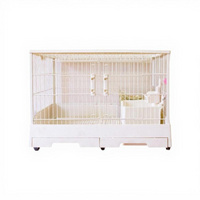 Acrylic pet enclosure with tray