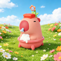 Cartoon Capybara Soap Dispenser Waterproof Automatic Foam Dispenser Adjustable