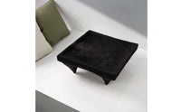 Tea Table Wood-Grain Square Table Wabi-Sabi for Tatami Room, Small Apartments