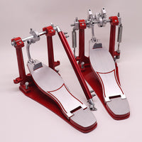 Red Double Bass Drum Pedal for Drum Set
