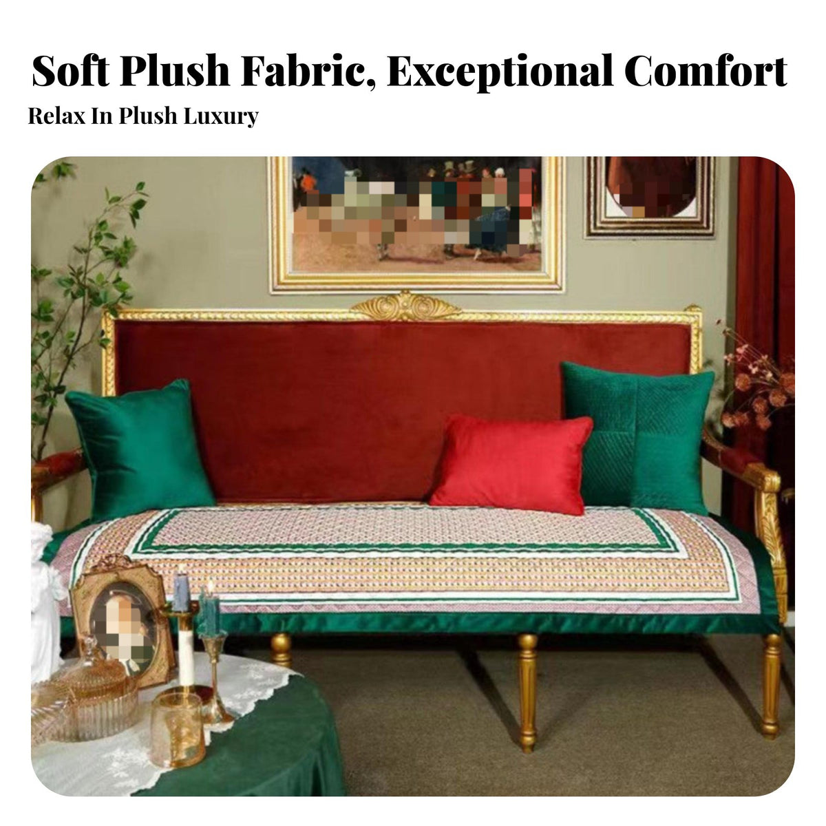 French Provincial & design Carved Wood Frame Sofa Vintage Design Carved Frame Sofa Small Footprint Living Room Couch Rolled Armrests for Apartment Dwellers, homeowners, Interior Designers, Lounge, Home, Study, Reception Area