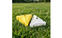 40 Pieces Sports Gear Triangular Marker Disc Center Cutout Stackable Marker Disc Holder Set Molded Grooves