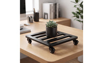Rolling Greenery Mover Swivel Greenery Mover with Wheels Wheeled Mobile Planter Tray for Gardeners, Homeowners