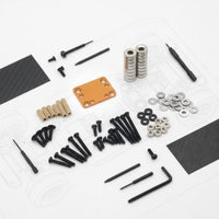1/28 Scale Car Body Mounting Kit Lightweight Invisible Car Mounting Kit Construction Sleek Mount for DIY Projects