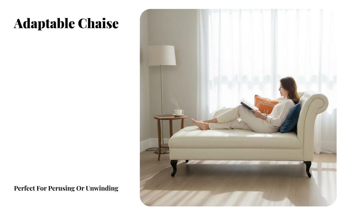 European elegantsign Chaise Lounge Elegant elegantsign Household Furniture Relaxing Comfort Daybed Curved Backrest for Homeowners, Adults, Stuelegantnts, Living Room, Bedroom, Balcony, perusing alcove
