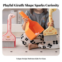 Kids Broom and Dustpan Set Lightweight Mini Hand Broom Dustpan Combo Parent-Child Interactive Young Child Cleaning Set