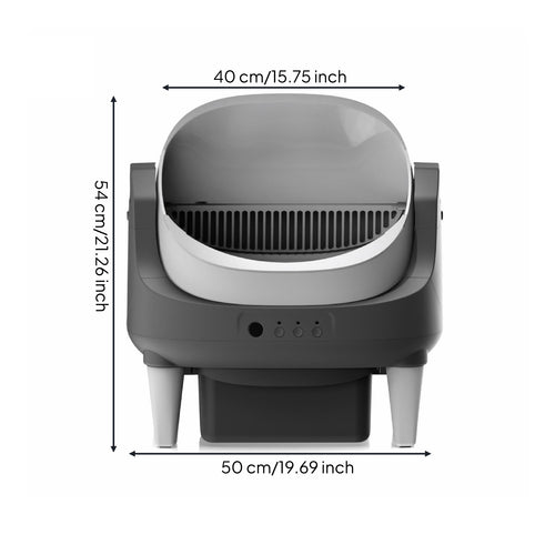Scoopwithout Smart Litter Box with Waste Drawer Electric Self-Cleaning Litter Box Enclosed Pet Supply for Living Room