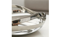 Stainless Steel Fruit Bowl Easy to Clean 304 Steel Serving Tray Mirror Finish
