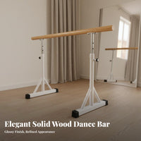 Freestanding Dance Barre Non-Slip Feet Freestanding Dance Bar Stable Design Portable Dance Bar for Dancers, Beginners