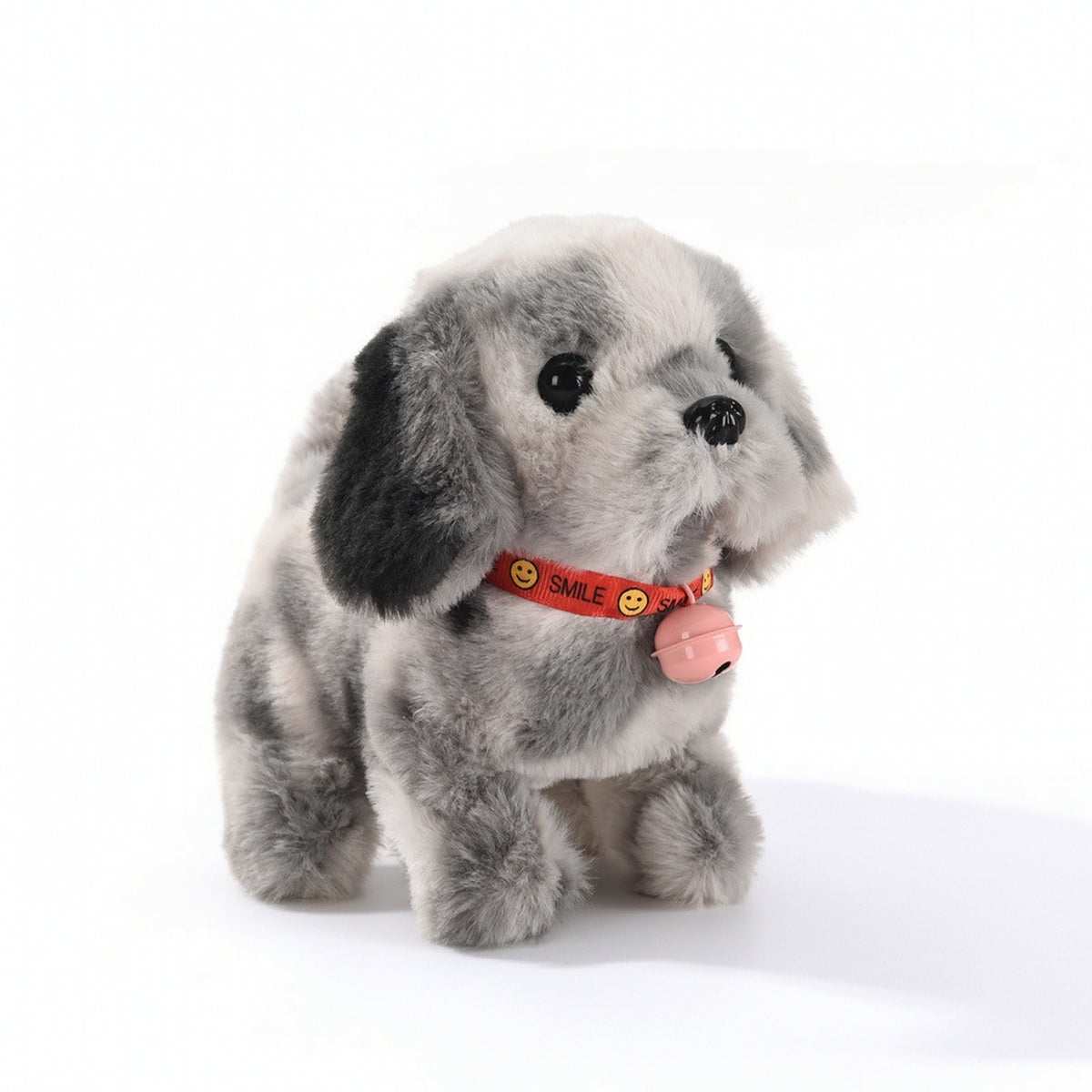 Walking Toy Dog with Bell Moving Electronic Dog Toy Interactive Stuffed Puppy Animated Stuffed Animal Barking for Children