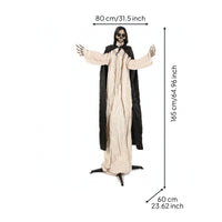 Halloween ghost Decoration Movingghost with Glowing Eyes Life-Size Decor for Creepy Dwelling
