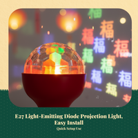 LED projector lamp with remote