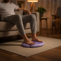 Portable Foot Massage Mat Lightweight Inflatable Foot Massager Non-Slip Walking Mat for Yogis, Travel, Home, Stretching Prep