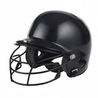 Double Ear Baseball Helmet Shock Absorbing Batting Helmet with Face Guard Heavy Duty  Shielded Baseball Headgear for Junior Athletes, Adults