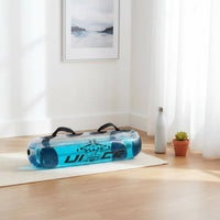 Water-Filled Exercise Ball Portable Weighted Water Ball Adjustable Weight Soft Body for Bodybuilders, Home Workout, Gym