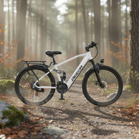 26 Inch Electric Mountain Bike Disc Brakes Pedal Assist Mountain Bike Digital Screen Display for Adults, Commuting, Outdoor