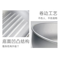 新型宠物猫锅 夏季降温凉窝 冰凉铝盆L号 2026外贸出口 跨境电商