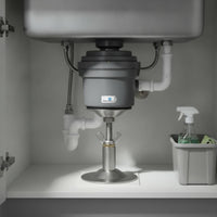 Garbage Disposal Support Stand Stainless Steel Construction Waste Disposer Support Bracket Shock Absorbing Adjustable Disposer Bracket