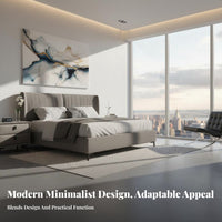 Two-Drawer End Table Minimalist and aesthetic Nightstand Space-Saving for residents