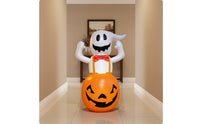 Inflatable Inflatable Specter With | Lighted, Pumpkin specter Inflatable, for Yard