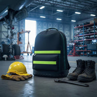 Reflective Tool Backpack Thickened Material Heavy Duty Tool Backpack