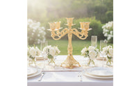 Five-Arm Candelabra Ornate Candelabrum European-Style for Wedding Planners