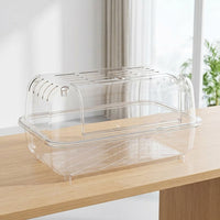 Hamster Habitat Villa and Modern Style Enclosure, Detachable Hamster Starter Kit, Luxury Cage with Interactive Transparent Viewing Design