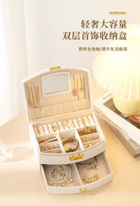 European Style 3-Layer PP Jewelry Box with Anti-Oxidation Function