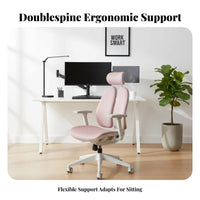 Reclining Chair with Footrest Ergonomic Design Computer Seat Adjustable Headrest rotate Base for Bedroom, Work from Home, Gaming