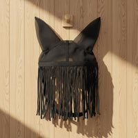 Ear Bonnet with Fringe Summer Use Horse Ear Bonnet Breathable Mesh for Pasture