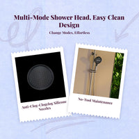 Brass high-pressure shower set