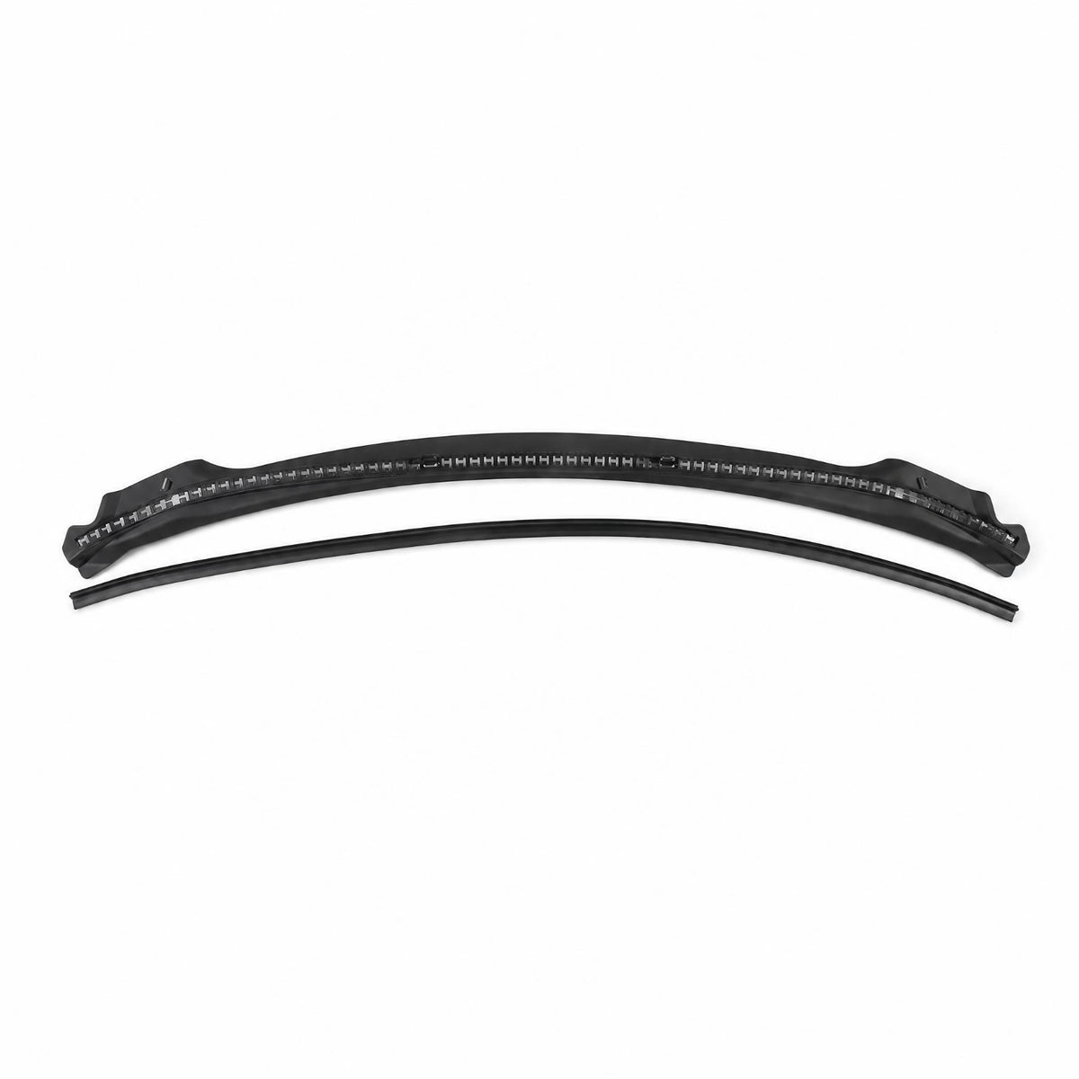 Black Hood Water Strip ABS Front Hood Water Strip Smooth Car Part Molded