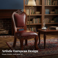 Padded Accent Stool With Backrest Upholstered Vanity Stool Carved features
