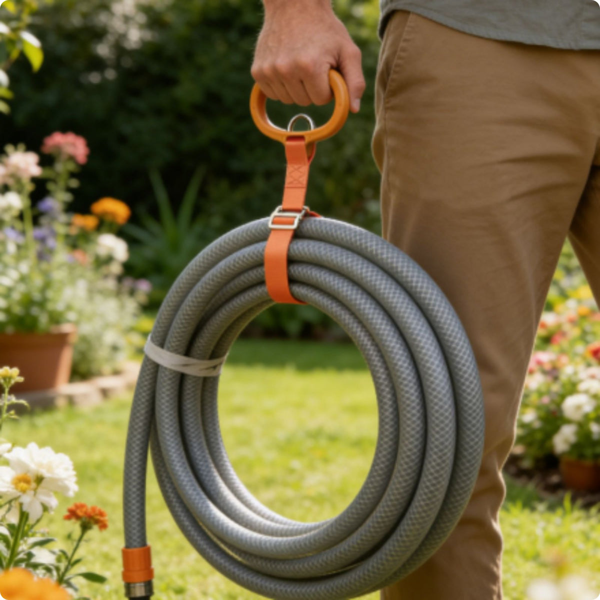 Hose Storage Strap Adjustable Hose Carrier Strap Easy to Hang for Pool, Outdoor