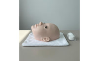 Eyelash Extension Practice Head Soft Gel Eyelash Extension Mannequin Skin-Tone