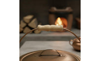 Vintage Copper Ash Can Sturdy Iron Construction for Fireside, Hearth