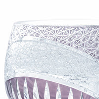 Kiriko-style Whiskey Glass, Crystal Glass