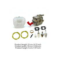Sawing Equipment Carburetor Kit with Ignition Plug Sturdy Parts Resistant