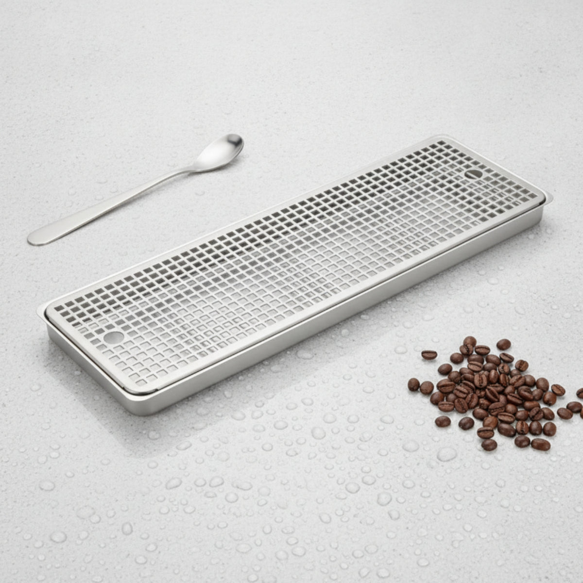 Stainless Steel drips Tray Rounded Corners Perforated drips Tray Drain Design Kitchenware