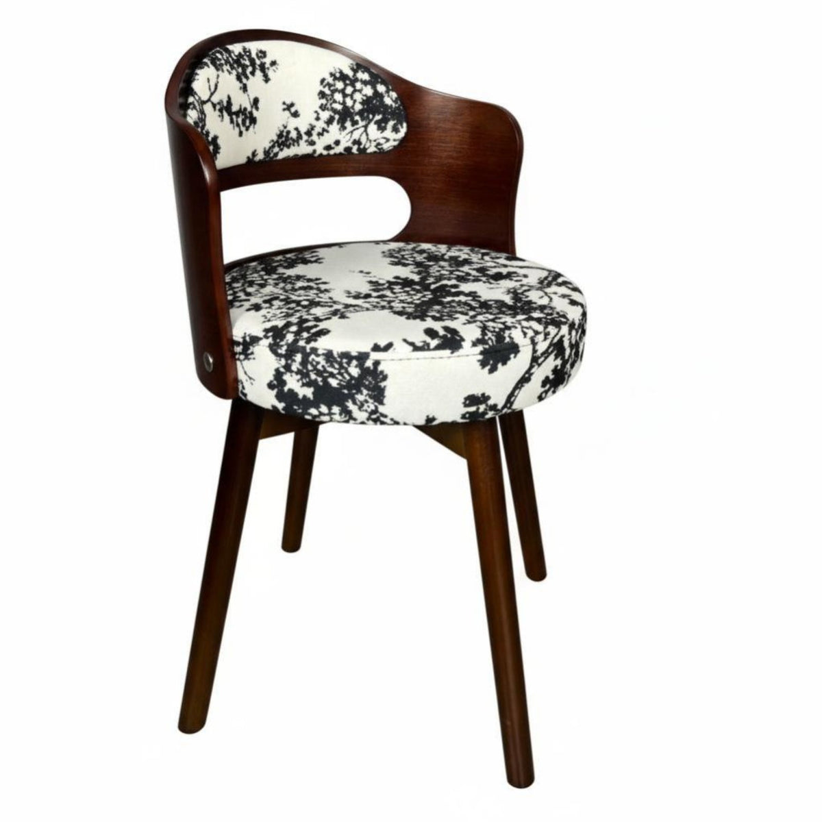 Upholstered Swivel Chair Mid-Century-Century Modern Design Upholstered Swivel