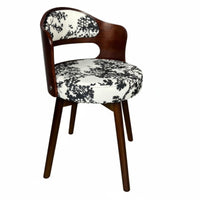 Upholstered Swivel Chair Mid-Century-Century Modern Design Upholstered Swivel