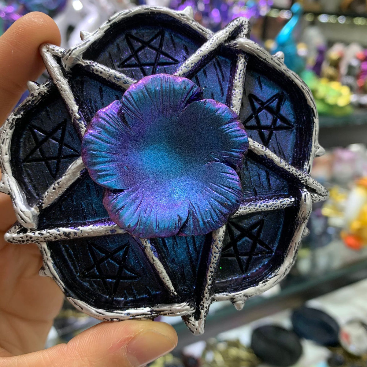 Blue Purple Silver